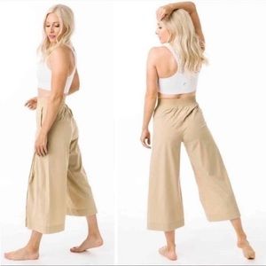 NWT Zyia Khaki Work Flow Pants